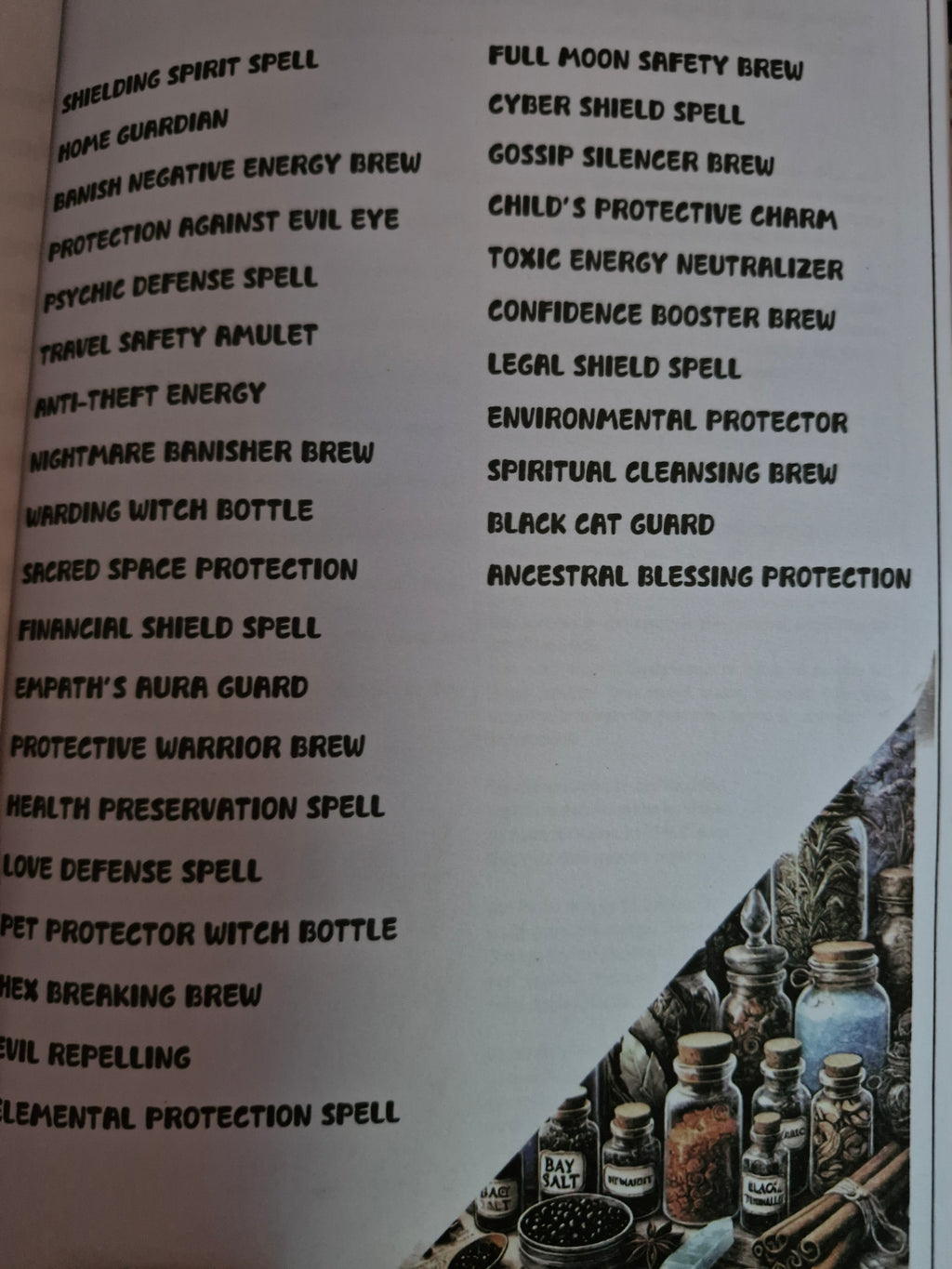 Spell jars